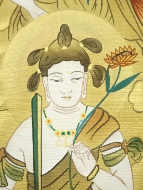 道具 ] - 道具 福田素仙筆 十三佛 肉筆絹本掛軸（共箱） | ネット